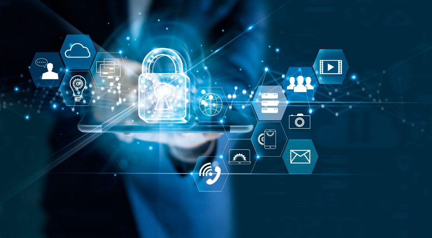 Cyber security concept